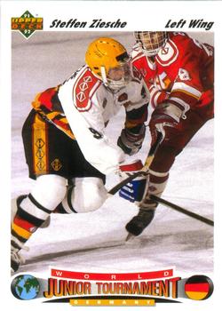 #679 Steffen Ziesche - Germany - 1991-92 Upper Deck Hockey