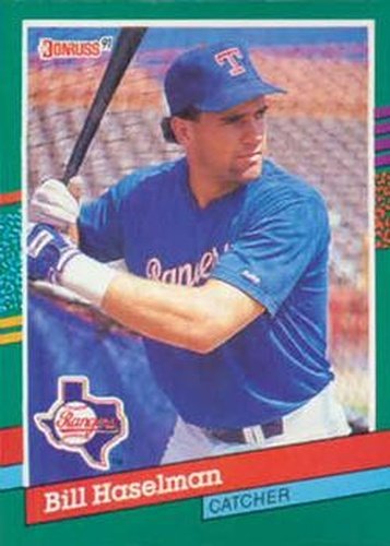 #679 Bill Haselman - Texas Rangers - 1991 Donruss Baseball