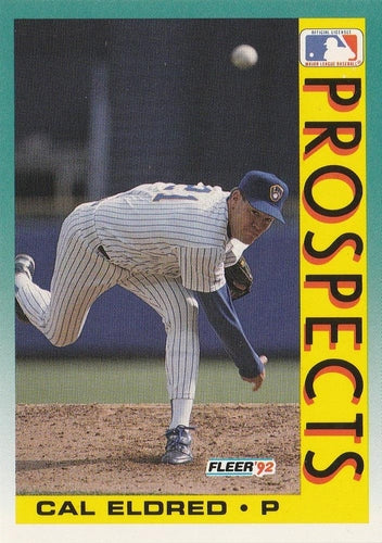 #679 Cal Eldred - Milwaukee Brewers - 1992 Fleer Baseball