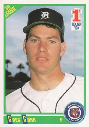 #679 Greg Gohr - Detroit Tigers - 1990 Score Baseball