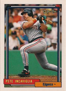 #679 Pete Incaviglia - Detroit Tigers - 1992 O-Pee-Chee Baseball
