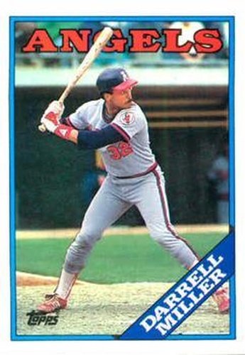#679 Darrell Miller - California Angels - 1988 Topps Baseball
