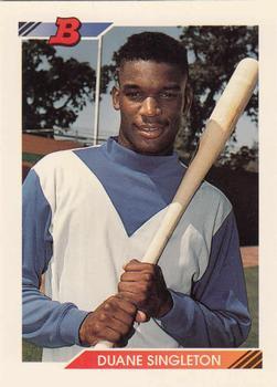 #679 Duane Singleton - Milwaukee Brewers - 1992 Bowman Baseball