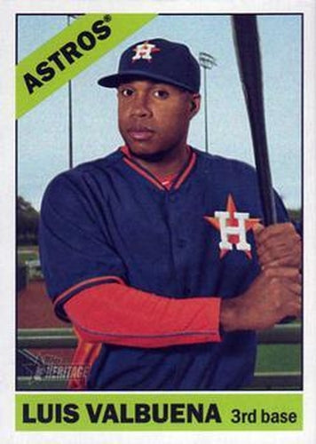 #679 Luis Valbuena - Houston Astros - 2015 Topps Heritage Baseball