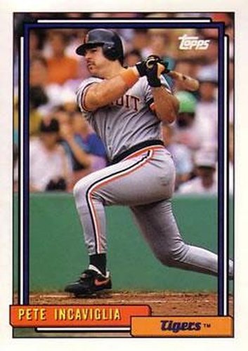 #679 Pete Incaviglia - Detroit Tigers - 1992 Topps Baseball