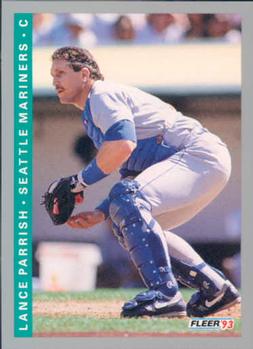 #679 Lance Parrish - Seattle Mariners - 1993 Fleer Baseball