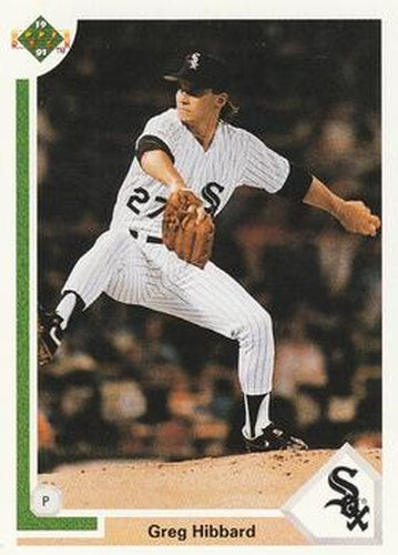 #679 Greg Hibbard - Chicago White Sox - 1991 Upper Deck Baseball