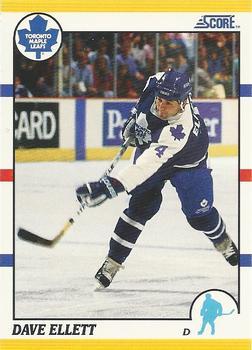 #67T Dave Ellett - Toronto Maple Leafs - 1990-91 Score Rookie and Traded Hockey