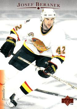 #67 Josef Beranek - Vancouver Canucks - 1995-96 Upper Deck Hockey