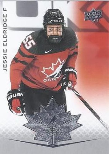 #67 Jessie Eldridge - Canada - 2021-22 Upper Deck Team Canada Juniors Hockey