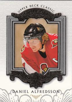 #67 Daniel Alfredsson - Ottawa Senators - 2003-04 Upper Deck Classic Portraits Hockey