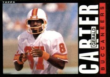 #167 Gerald Carter - Tampa Bay Buccaneers - 1985 Topps Football