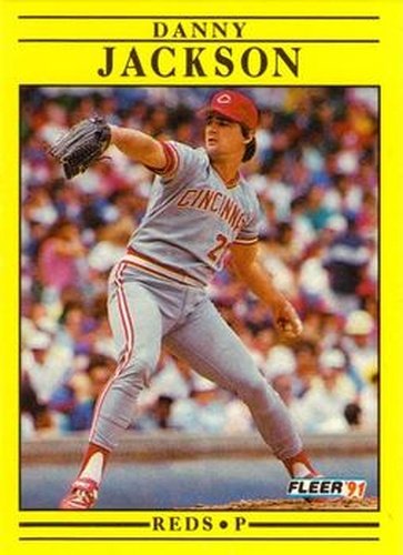 #67 Danny Jackson - Cincinnati Reds - 1991 Fleer Baseball