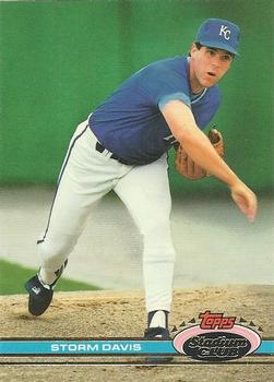 #67 Storm Davis - Kansas City Royals - 1991 Stadium Club Baseball