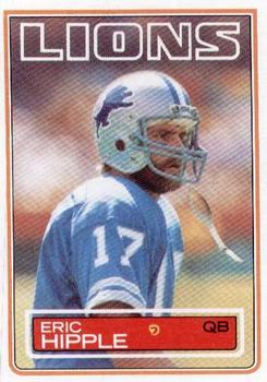 #67 Eric Hipple - Detroit Lions - 1983 Topps Football