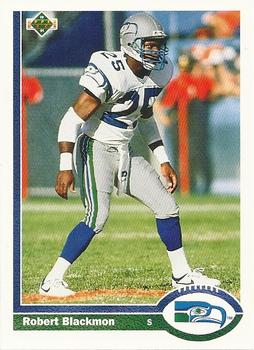 #67 Robert Blackmon - Seattle Seahawks - 1991 Upper Deck Football