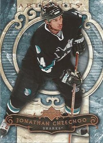 #67 Jonathan Cheechoo - San Jose Sharks - 2007-08 Upper Deck Artifacts Hockey