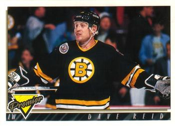 #67 Dave Reid - Boston Bruins - 1993-94 O-Pee-Chee Premier Hockey