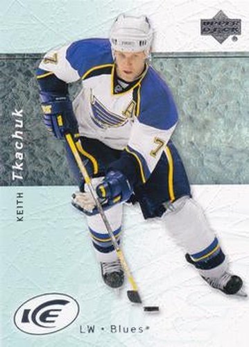 #67 Keith Tkachuk - St. Louis Blues - 2007-08 Upper Deck Ice Hockey
