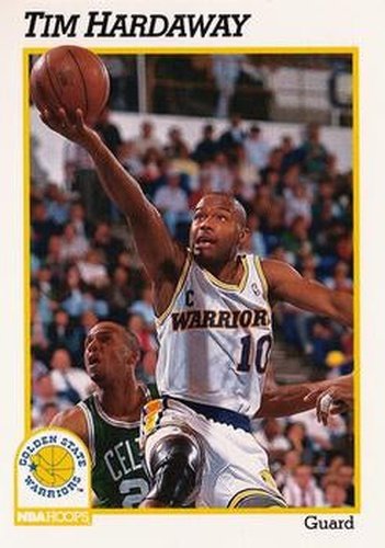 #67 Tim Hardaway - Golden State Warriors - 1991-92 Hoops Basketball
