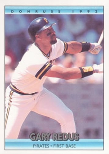 #67 Gary Redus - Pittsburgh Pirates - 1992 Donruss Baseball