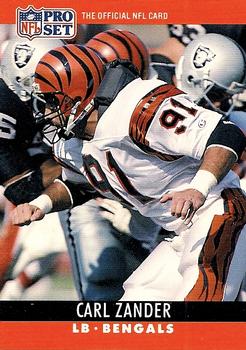 #67 Carl Zander - Cincinnati Bengals - 1990 Pro Set Football