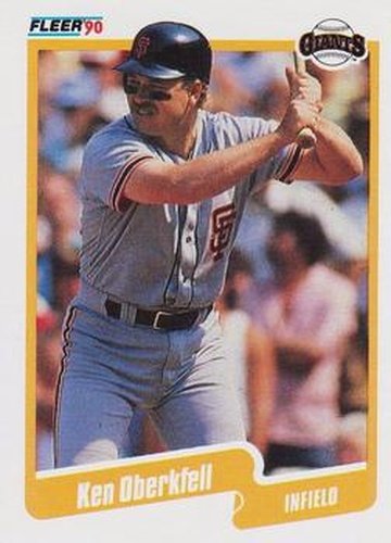 #67 Ken Oberkfell - San Francisco Giants - 1990 Fleer USA Baseball