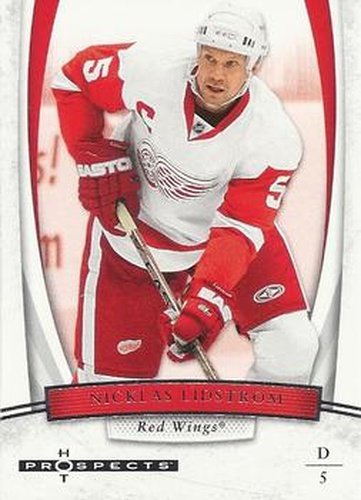 #67 Nicklas Lidstrom - Detroit Red Wings - 2007-08 Fleer Hot Prospects Hockey