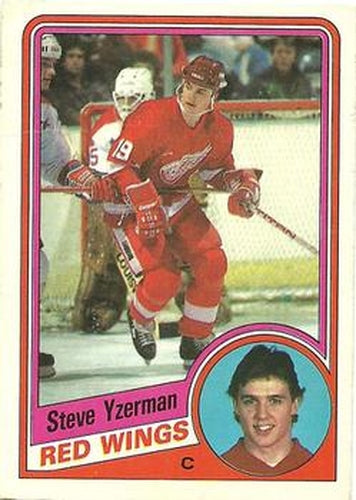 #67 Steve Yzerman - Detroit Red Wings - 1984-85 O-Pee-Chee Hockey