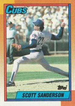 #67 Scott Sanderson - Chicago Cubs - 1990 Topps Baseball