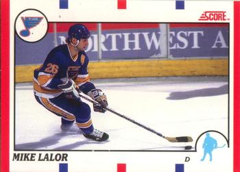 #67 Mike Lalor - St. Louis Blues - 1990-91 Score Canadian Hockey