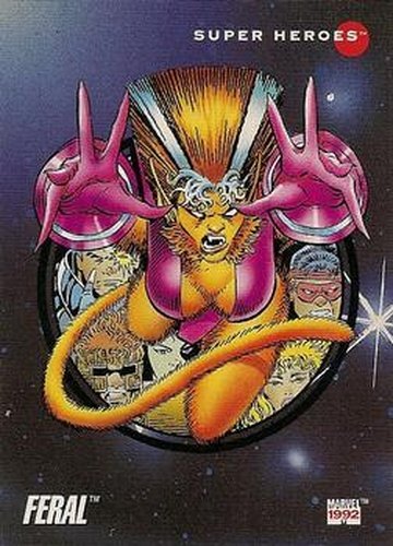 #67 Feral - 1992 Impel Marvel Universe