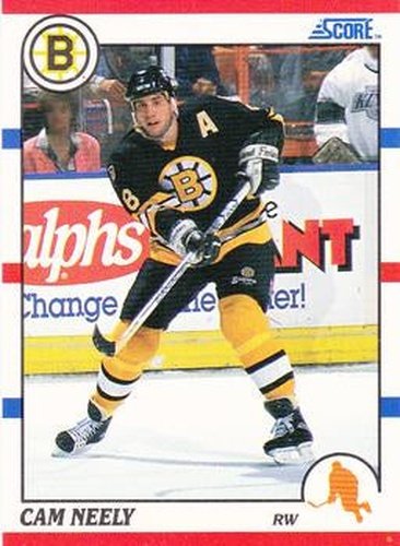 #67 Cam Neely - Boston Bruins - 1990-91 Score Hottest and Rising Stars Hockey