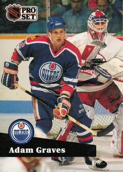 #67 Adam Graves - 1991-92 Pro Set Hockey
