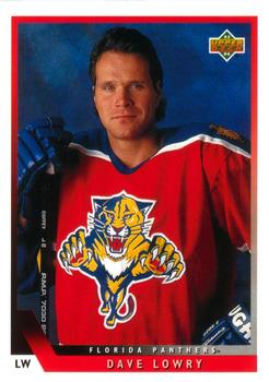 #67 Dave Lowry - Florida Panthers - 1993-94 Upper Deck Hockey