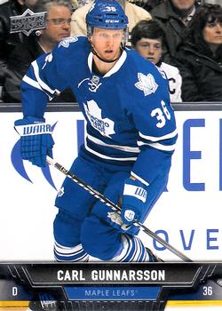 #67 Carl Gunnarsson - Toronto Maple Leafs - 2013-14 Upper Deck Hockey