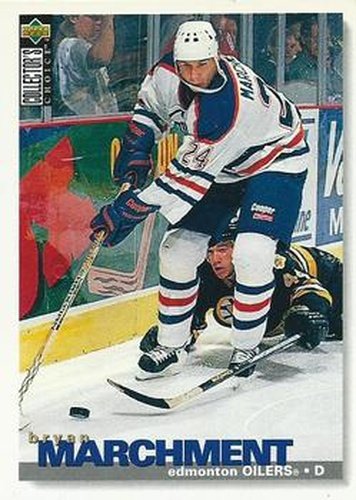 #67 Bryan Marchment - Edmonton Oilers - 1995-96 Collector's Choice Hockey