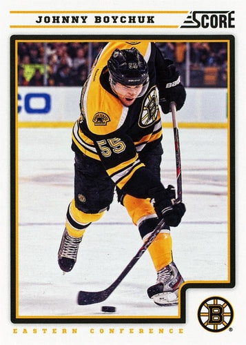 #67 Johnny Boychuk - Boston Bruins - 2012-13 Score Hockey