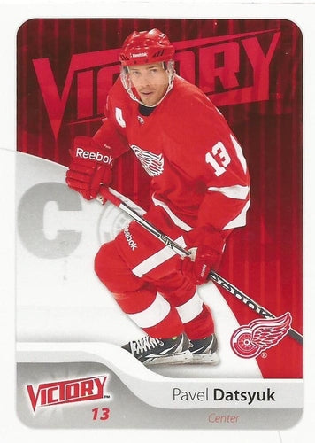 #67 Pavel Datsyuk - Detroit Red Wings - 2011-12 Upper Deck Victory Hockey