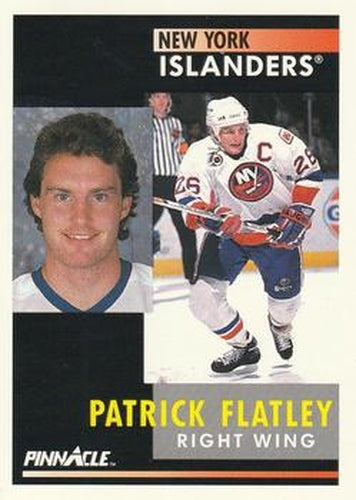#67 Patrick Flatley - New York Islanders - 1991-92 Pinnacle Hockey