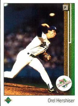 #667 Orel Hershiser - Los Angeles Dodgers - 1989 Upper Deck Baseball