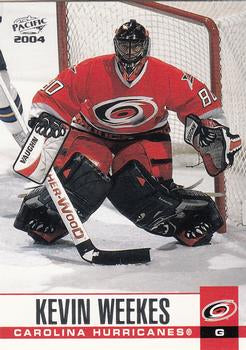 #67 Kevin Weekes - Carolina Hurricanes - 2003-04 Pacific Hockey
