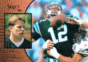 #67 Kerry Collins - Carolina Panthers - 1996 Select Football