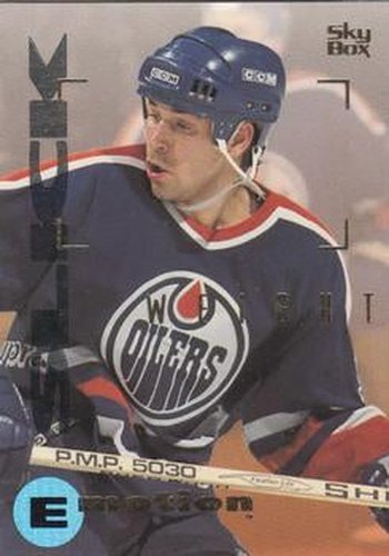 #67 Doug Weight - Edmonton Oilers - 1995-96 SkyBox E-Motion Hockey