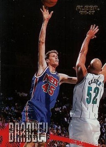 #67 Shawn Bradley - New Jersey Nets - 1996-97 Fleer Basketball