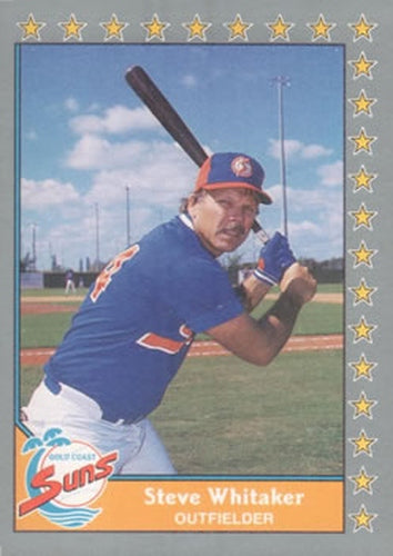 #67 Steve Whitaker - Gold Coast Suns - 1990 Pacific Senior League Baseball