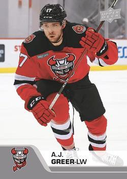 #67 A.J. Greer - Binghamton Devils - 2020-21 Upper Deck AHL Hockey