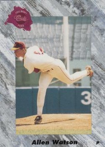 #67 Allen Watson - St. Louis Cardinals - 1991 Classic Four Sport