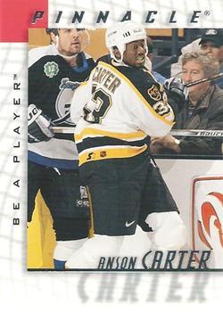 #67 Anson Carter - Boston Bruins - 1997-98 Pinnacle Be a Player Hockey