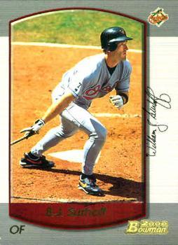 #67 B.J. Surhoff - Baltimore Orioles - 2000 Bowman Baseball